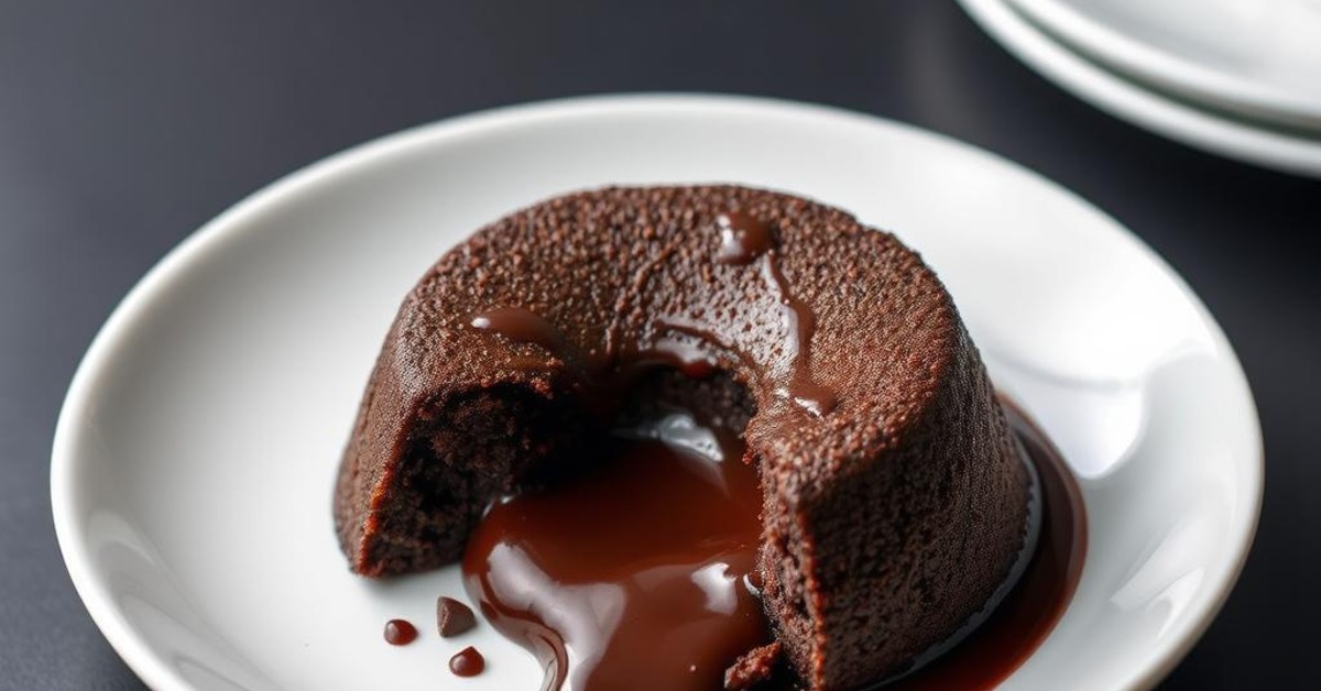 Šokoládový fondán lávový koláč podľa babky Stanky