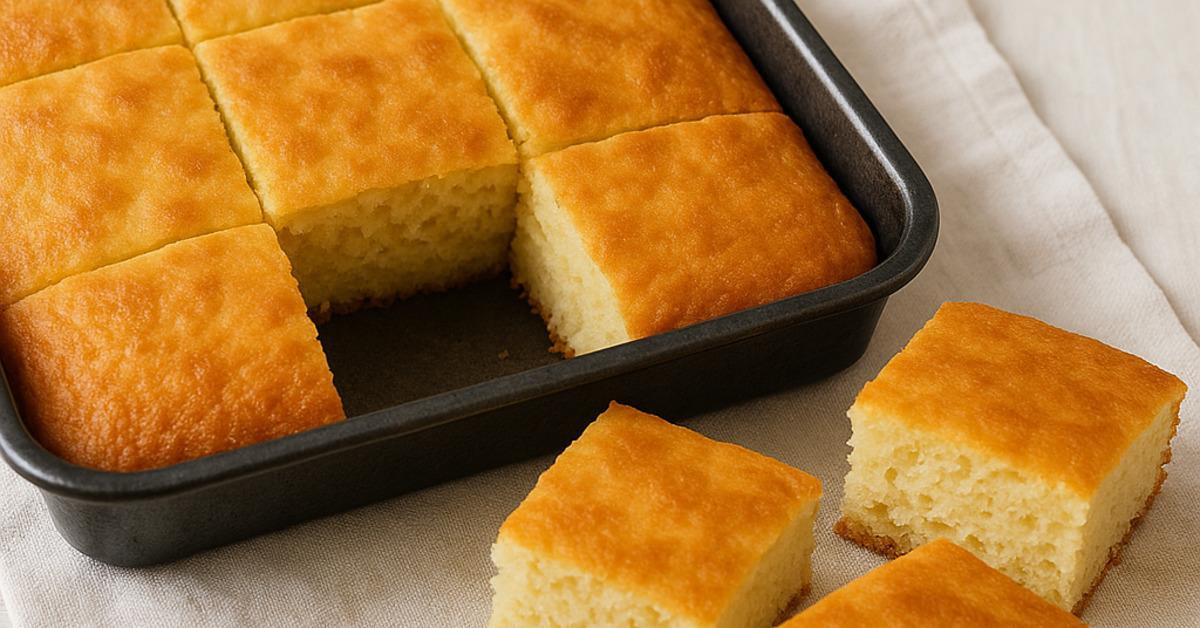 Najrýchlejší hrnčekový koláč, zlatistý a nadýchaný