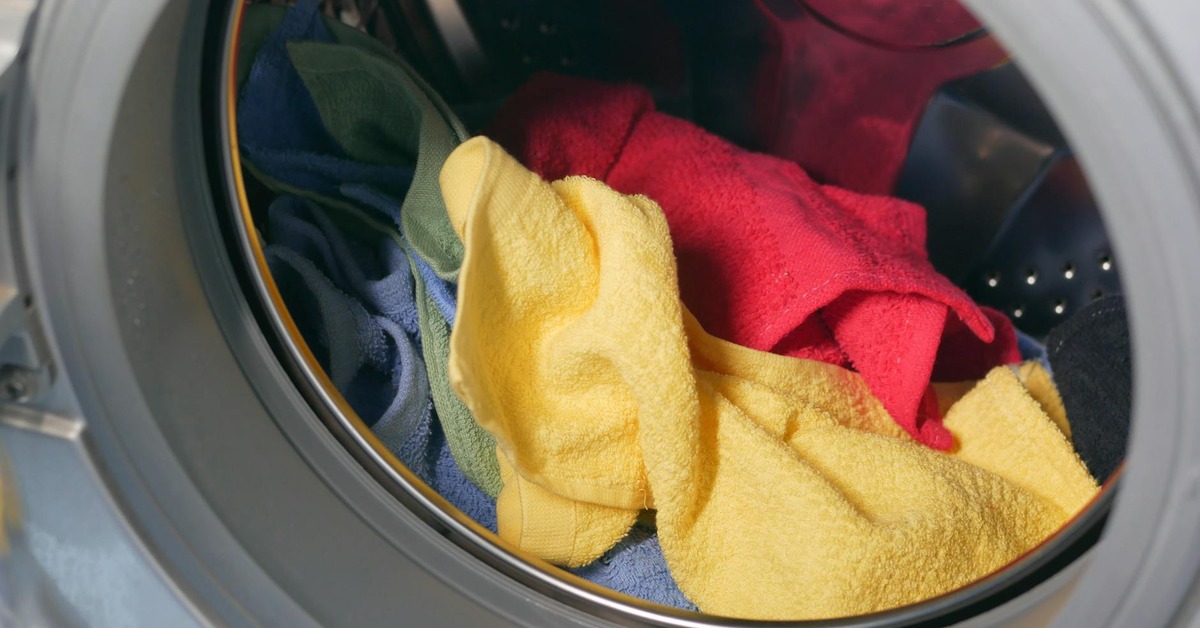 Uteráky v práčke počas prania